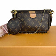 Louis Vuitton Multi Pochette Accessoires Bag With Pink Strap - Jiaxyk